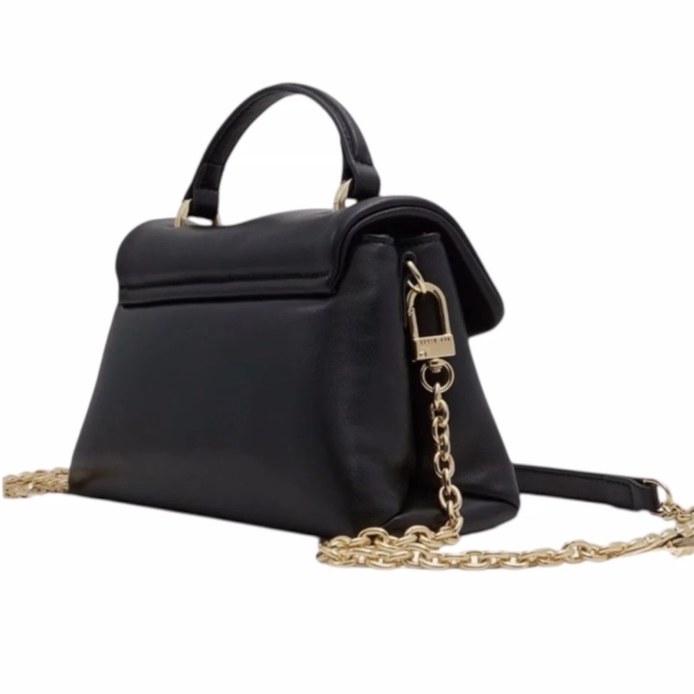 Ted Baker London Mini Poppy Satchel Top Handle Bag With Crossbody Chain - Picture 2 of 5